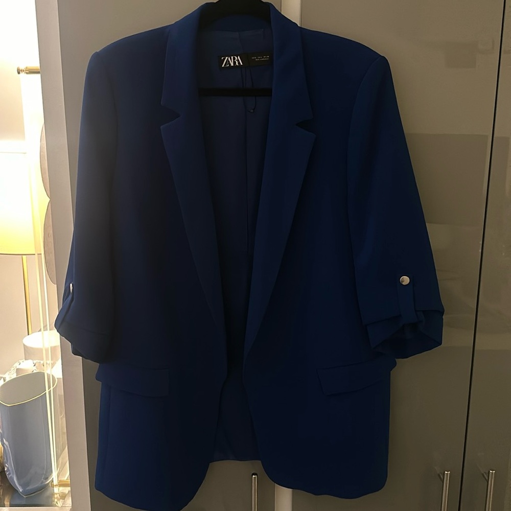 Royal Blue Zara Blazer